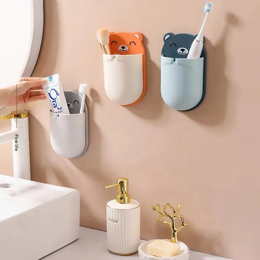 Bear Wall Mounted Toothbrush Holder